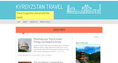 Desktop Screenshot of kyrgyzstan-travel.com