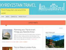 Tablet Screenshot of kyrgyzstan-travel.com